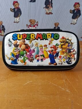 Nintendo Switch Super Mario Bros Characters Hard Bottom Travel Game Case